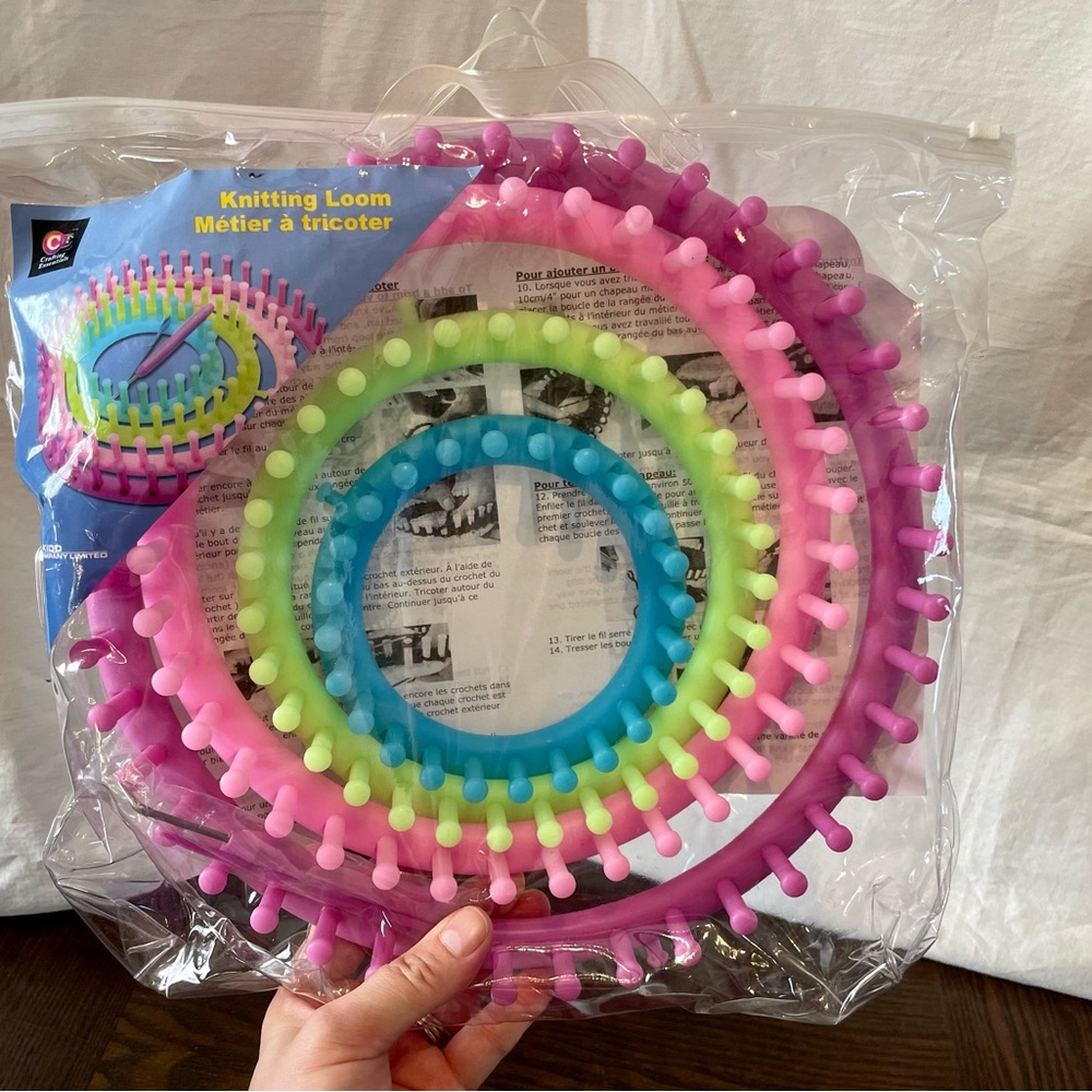 New Round Knitting Loom Set Circular Loom Set Knitter Hat Scarf Shawl Knit Hat